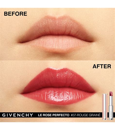 givenchy rouge perfecto perfect pink|rose perfecto givenchy lip balm.